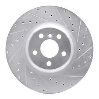 R1 Concepts EDZ-31130R Brake Rotor Drilled and Slotted Silver